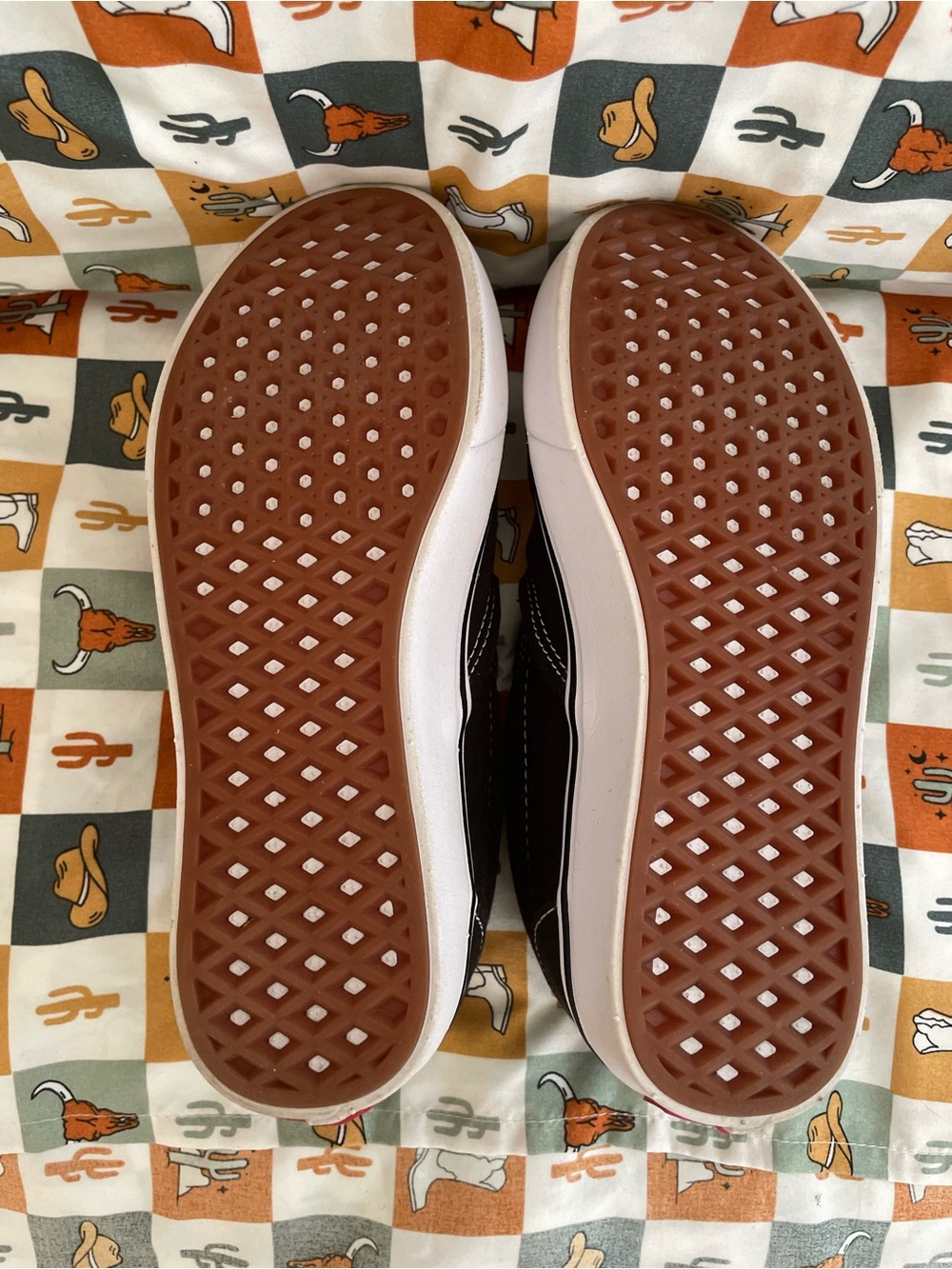 Vans ComfyCUSH Black Slip-On Canvas Sneakers with White Trim - Picture 5 of 10